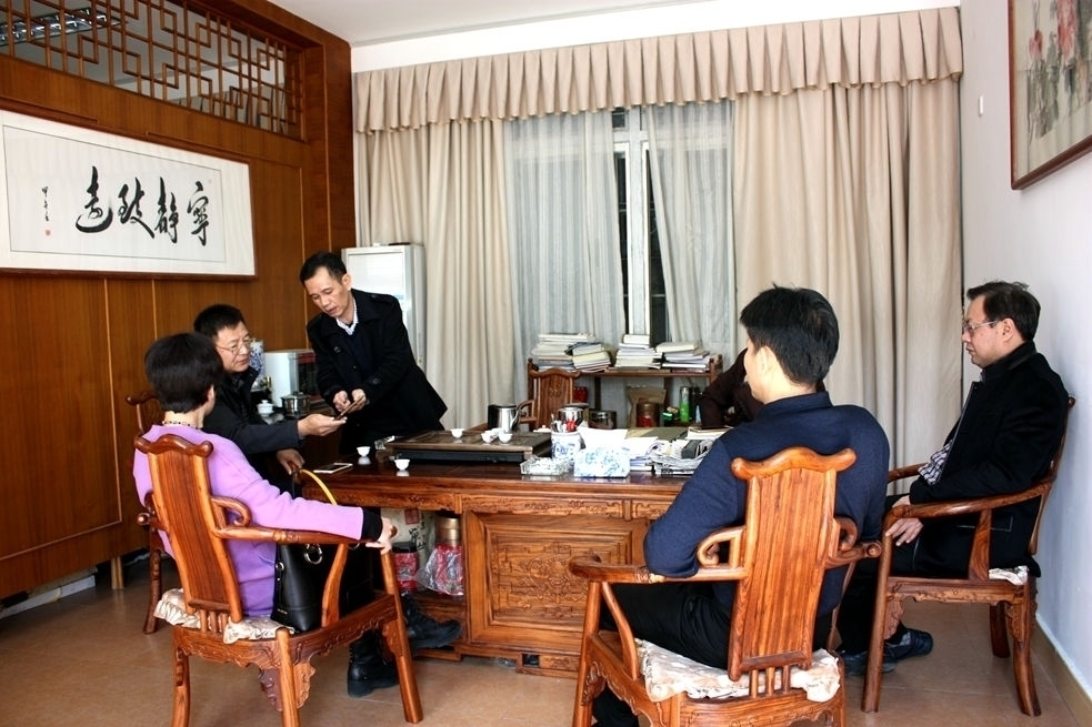 省开大孙平副校长一行到我校调研指导工作
