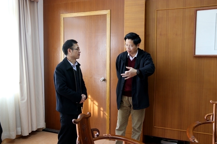 省开大领导来揭调研