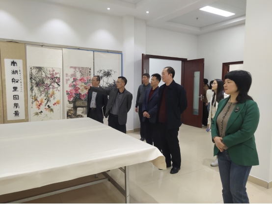 揭阳开放大学彭淡松校长带队到市老干部大学观摩学习老年教育